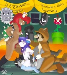 absurd_res anal animal_humanoid anthro balls bowsette bullet_bill castle clothing costume crown fellatio flora_fauna furry gay gynomorph hi_res horn human humanoid intersex joule_(soranotamashii) koopa lava male male/male mammal mario mario_(series) new_super_mario_bros._u_deluxe nintendo oral penile penis piranha_plant plant procyonid pubes red_bowsette scalie sex soranotamashii super_crown super_mario_3d_land tanooki_mario tanooki_suit thwomp video_games