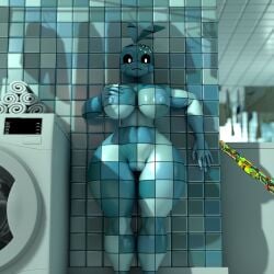 3d 3d_(artwork) 3d_render big_breasts big_nipples big_thighs bodypaint breast_grab breasts breasts_out chicken chicken_girl five_nights_at_freddy's five_nights_at_freddy's_2 fully_naked fully_nude laundry laundry_machine meccha_chameleon naked naked_female naked_woman neobear_entertainment_(artist) nude nude_female plump_pussy plump_vulva robot shotgun sweat sweating tall tall_female thick_hips thick_legs thick_thighs toy_chica_(fnaf) white_pupils