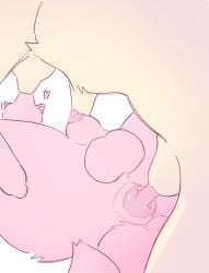absurd_res anal anal_penetration animal_genitalia animal_penis anus balls butt canid canine canine_genitalia canine_penis canis domestic_dog duo faceless_character faceless_male feral feral_on_feral feral_penetrated from_front_position genitals heart_symbol hi_res kettukarkki kissing knot_root knot_tugging lipsticking lying male male/male mammal missionary_position monotone_body on_back penetration penile penile_penetration penis penis_in_ass sex sheath simple_background unknotting white_background