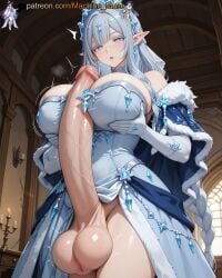 1futa 1futanari adult adult_female ai_generated archon autopaizuri bare_shoulders below_view big_breasts big_cock big_dick big_penis blue_eyes boobs bouncing_balls braid braided_hair breasts bust busty busty_female busty_girl cock crystal dick dickgirl earrings elbow_gloves elf elf_ears elf_female elf_girl empress fatui female from_below fur_trim futa futanari genshin_impact girl gloves goddess grabbing_own_breast headdress huge_cock huge_penis ice large_breasts light_blue_eyes long_hair long_penis looking_down machine_muse mature mature_body mature_female mihoyo penis platinum_blonde_hair pointy_ears queen royal russian russian_female sexy sexy_body shaking silver_hair snezhnaya_girls standing tits trans trans_woman tremble_lines tremble_spikes trembling tsaritsa_(genshin_impact) uncensored watermark