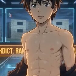 ahe_gao ai_generated animated ass_focus comfyui cum_drip drooling intense_sex male muscular muscular_male oiled shiny_skin solo stable_diffusion sweat tagme tongue_out video