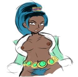 hairy_pussy nefertari_vivi one_piece one_piece_(live_action) showing_breasts