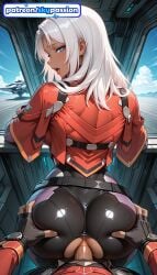 1boy 1girls 2026 ai_assisted ai_generated anime ass ass_grab big_ass blue_eyes booty cock dark_skin dick elma_(xenoblade_x) gloves hetero hi_res high_quality high_resolution highres love_making patreon patreon_username penetration penis sex sexual_intercourse skypassion stable_diffusion torn_clothes watermark xenoblade_(series) xenoblade_chronicles_(series) xenoblade_chronicles_2 xenoblade_chronicles_x