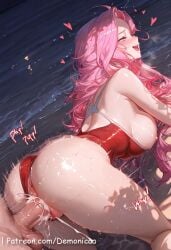 1boy 1girls ai_generated ass ass_grab big_ass big_breasts blue_eyes blush breast_grab breasts clothes clothing cum cum_in_pussy cum_inside cute cute_face doggy_style duo female female_focus large_ass large_breasts league_of_legends light-skinned_female light_skin long_hair looking_at_viewer male nipples open_mouth penis penis_in_pussy pink_hair pink_nipples pussy seraphine_(league_of_legends) sexy sexy_body sexy_female yellow_eyes younger_female