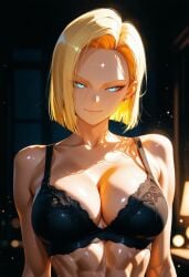 1girls ai_generated android_18 dragon_ball solo solo_female tagme
