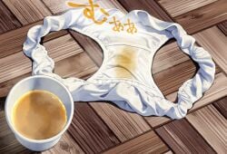 breasts cafe cup dirty_panties drinking_pee female fetish golden_shower panties pee pee_drink pee_in_container pee_stain peeing peeing_self piss piss_drinking piss_stain pissing pixiv shinya_natsuki stained_panties tea urinating urination urine urine_in_container