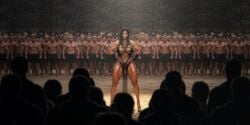 1girls 6+boys abs ai_generated before_gangbang before_rape before_sex big_breasts big_nipples bikini bimbo black_hair breasts clothed clothed_female clothed_female_nude_male cock_sleeve cum_drip cum_in_pussy cum_stain dress facing_viewer female freyja_(kingbang) fuckmeat_(kingbang) full_body gangbang huge_breasts huge_cock kingbang looking_at_viewer male massive_breasts massive_gangbang multiple_males muscular muscular_female nude nude_male penis piercing public public_use pussy standing