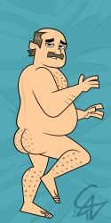 1boy 2025 2d accurate_art_style ass back_muscles bara belly butt cartoony chest_hair chubby chubby_male codawolfex dakimakura dakimakura_(medium) dakimakura_design dakimakura_pose digital_art digital_drawing_(artwork) digital_media_(artwork) disventure_camp disventure_camp:_carnival_of_chaos facial_hair fat_ass fat_male fat_man feet hairy hairy_ass hairy_chest hi_res laying_on_side lying male male_focus male_only mature_male moobs mustache naked naked_male odd_nation_cartoons old_man overweight overweight_male richard_(disventure_camp) richard_miller signature solo solo_focus solo_male toony yaoi