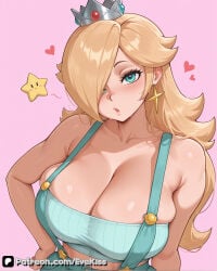 1girl 1girls ai_generated blonde blonde_female blonde_hair blue_eyes breasts breasts, camel_toe cameltoe cleavage clothed clothed_female curvy curvy_figure evekiss female female_focus female_only focus fully_clothed large_breasts mario_(series) mario_bros mario_kart nintendo nintendo_switch nipples nipples_covered nipples_visible_through_clothing princess princess_rosalina pussy rosalina sfw solo solo_female solo_focus teeth thick_thighs thighs tight_clothes tight_clothing uncensored wide_hips