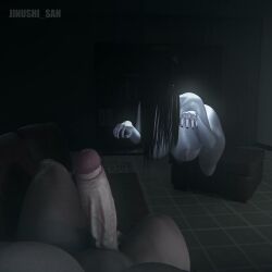 3d 3d_(artwork) animated big_ass big_breasts big_nipples big_penis black_hair futanari ghost ghost_girl harley_quinn harley_quinn_(injustice) huge_breasts huge_cock jinushi_san naked naked_female naked_futa nipples sadako_yamamura tagme video white_body
