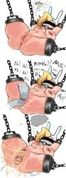 adventure_time adventure_time:_fionna_&_cake amputated_arms amputated_legs amputee chained_up crying dissociating double_penetration fionna_campbell fionna_the_human_girl gagged naked_female public_use quadruple_amputee rape raped_female sweaty_body trying_to_escape worms_heads