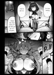 9nojo alternate_costume bdsm bdsm_gear bdsm_outfit big_breasts blake_belladonna bondage breath_play canon_couple cat_ears catgirl choking comic commission dildo dominant_female dominatrix exposed_breasts exposed_pussy femdom femsub harnes leather leather_clothing lezdom lezsub nipple_clamps rwby strap-on strapon tied_to_bed yang_xiao_long