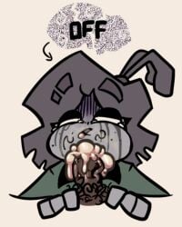 algob4v bav big_cock big_eyebrows black_eyes broken_rape_victim brown_penis brown_skin bunny bunny_boy bunny_ears cum cum_drip cum_in_mouth cum_inside dark-skinned_male dark_penis dark_skin forced_oral fucked_senseless fucked_silly gray_fur oral oral_sex pubic_hair pubic_hair_in_mouth rape raped_male saliva saliva_on_penis static tear_streaks tears tears_in_eyes thought_bubble twink