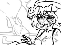 after_blowjob an1maal big_breasts big_penis cum_on_face fpe_oc fundamental_paper_education fundamental_paper_education_oc messy_hair