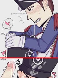 blowjob brown_hair cum_on_face french_male gay gay_sex guts_and_blackpowder napoleonic orginal_character prussian roblox roblox_game self_upload tagme tagme_(artist) two_boys yaoi