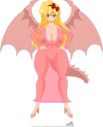 areolae ass big_ass castlevania commission dk dragon_girl dragon_tail dragon_wings female high_heels maria_renard milf nightgown nipples pumps pussy riffsandskulls rondo_of_blood solo wedding_ring