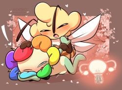 2boys bee beez beez_(hikorikimo) birthday cervix cum cum_in_pussy cum_in_vagina cum_inflation cumflation cuntboy dandy's_world dandy_(dandy's_world) dandys_world_oc flower gay gay_sex happy_birthday intersex male morikusan nectar oc pussy pussy_juice sakura toons womb