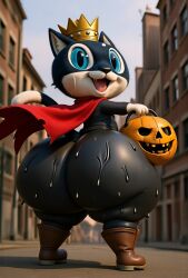 1male 2025 2025s 3d 3d_background 3d_model ai ai_generated anthro arms ass ass_bigger_than_body ass_bigger_than_head back back_view background balls belly big_ass big_balls big_belly big_butt big_thighs black black_body blue_eyes body bubble bubble_ass bubble_butt building cat_ears cat_tail color colored domestic_cat ear edit edited eyes face generated gold golden halloween hand happy happy_face head hot huge_ass huge_butt hyper hyper_ass hyper_butt image imminent_sex king looking_at_another looking_at_viewer looking_back looking_back_at_viewer male male_only markang404 morgana_(persona) mouth no_humans non-human non-human_only nose open_mouth orange persona persona_5 picture public public_sex red request requested sex sexy short shorts size_difference skin solo solo_futa solo_male sweat sweating tagme tail thighs upload