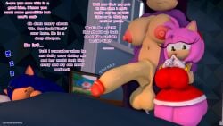 amy rose from couch co-op by leviantan581re