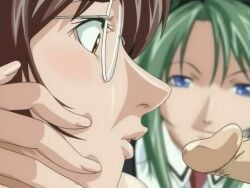 00s 1boy 2005 4girls animal_ears animated anime_screenshot arms_behind_back bare_shoulders bible_black bible_black_only blonde_hair blue_eyes blush bouncing_breasts breasts brown_hair changing_room closed_eyes collarbone eyelashes fellatio female forced from_above glasses green_hair hair_ornament hand_on_another's_head hentai_series irrumatio ito_mika kneeling kobayashi_shinobu large_breasts long_hair mikimoto multiple_girls necktie nipples nonogusa_miyuki open_mouth oral penis rabbit_ears red_hair saliva school school_swimsuit school_uniform shiny_skin short_hair sound spread_legs straight swimsuit tagme twintails uncensored veins veiny_penis video