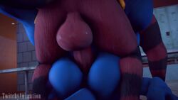 16:9 2019 3d anal anal_penetration animated anthro anthro_on_anthro anthro_penetrated anthro_penetrating anthro_penetrating_anthro ball_slap balls big_balls black_body black_fur blue_body blue_scales bouncing_balls crossover digimon digimon_(species) exveemon faceless_male felid feline fur hi_res humanoid_penis incineroar legs_up locker_room long_tail loop male male/male male_penetrated male_penetrating male_penetrating_male mammal mating_press mp4 nintendo no_sound nude penetration penis pokémon pokémon_(species) pokemon rear_view red_balls red_body red_fur red_penis scales scalie sex short_playtime source_filmmaker striped_body striped_fur stripes twitchyanimation video video_games