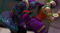 3d 3girls animated animated_gif ass ass_lick clown dj_bop female fortnite gif kishi lace_(fortnite) lezdom peekaboo_(fortnite) stinkface tagme yuri