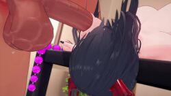 1boy 1girls anal_beads animated arm_grab azur_lane black_hair body_writing breast_grab breast_slap breasts choke_hold choking choking_on_cock climax completely_nude cum cum_in_mouth cum_inside cum_on_penis cumming_from_giving_oral dark-skinned_male deepthroat dildo double_peace_sign ejaculation fellatio female fingering fingering_self friedrich_der_grosse_(azur_lane) hand_on_breast head_over_edge horns huge_breasts huge_cock inviting koikatsu light-skinned_female lishiliuye long_hair longer_than_2_minutes looking_pleasured magic_wand male masochism masturbating masturbating_during_fellatio masturbation moaning_in_pleasure nude on_table open_mouth orgasm orgasm_from_blowjob orgasm_from_deepthroat orgasm_from_oral orgasm_without_stimulation painted_nails penetration_depth_mark penis penis_on_face pleasure_face pussy restrained restrained_arms rough_sex rubbing_pussy sex_toy slapping slapping_breasts slapping_with_penis sound squirting squirting_from_deepthroat supine_blowjob swallowing_cum tachumi tagme thick_thighs throat_fuck throat_grab throat_swabbing tongue_out vibrator video yellow_eyes