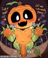 1boy anthro artist_name artist_signature blush cub dandy's_world deadtoons dialogue dorkboydrake erection femboy gay gay_anal gay_male gay_sex gourdy_(dandy's_world) halloween homosexual homosexual_male homosexual_sex inanimate jack-o'-lantern male/male male_only male_penetrated male_penetrating mouth_open multicolored_body musk_clouds nipples non-human not_furry nude penis roblox solo tail throbbing_penis toons_(dandys_world) trick_or_treat video_games young young_anthro young_male
