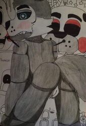 animal_genitalia animal_pussy army drawn five_nights_at_freddy's five_nights_at_freddy's_2 fur furry prophecyx