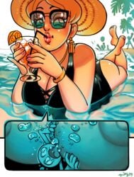 1girls 2019 alcohol areolae ass background barefoot beach blonde_hair breasts bubble_butt bubbles cleavage cocktail color comic curvy cutaway death drowning erect_nipples female giantess half-closed_eyes hat highres horrified horrified_expression horror huge_breasts jewelry large_ass larger_female lipstick milf nail_polish nightmare_fuel nipples oblivious one-piece_swimsuit painted_nails palm_tree panties public shallow_water shared_clothes short_hair size_difference smaller_male spitty suffocation sunglasses swimsuit tagme thick_lips unaware under_clothes underwater wet