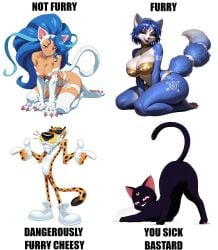 4_toes 5_fingers a_cat_is_fine_too accessory ai_generated all_fours animal_humanoid anthro arm_tuft armwear ass_up barefoot bedroom_eyes belly big_breasts big_butt bishoujo_senshi_sailor_moon black_body black_eyes black_fur black_nose black_spots black_tail black_text blue_body blue_eyes blue_fur blue_hair blue_tail boots breasts butt canid canine capcom cat_humanoid cat_tail cheetah cheetos chester_cheetah claws cleavage clothed clothing colored_nails countershading crossover dangerously_furry_(meme) dark_body dark_skin darkstalkers digital_media_(artwork) dipstick_tail domestic_cat elbow_gloves english_text eyebrows eyelashes eyes_closed eyewear feet felicia_(darkstalkers) felid felid_humanoid feline feline_humanoid felis female female_humanoid feral fingers fluffy fluffy_tail footwear fox front_view fur furgonomic furry gem gesture glistening gloves gridanon group hair half-closed_eyes hand_gesture handwear hi_res humanoid humanoid_pointy_ears humor jewelry kneeling krystal krystal_(star_fox) leg_markings long_hair long_tail looking_at_viewer looking_back looking_back_at_viewer luna_(sailor_moon) male mammal mammal_humanoid markings mascot meme meme_2026 monotone_breasts monotone_hair multicolored_body multicolored_fur multicolored_tail nails narrowed_eyes navel necklace nintendo open_mouth open_smile orange_body orange_fur partially_clothed pawpads paws pink_claws pink_pawpads pointing pose presenting presenting_hindquarters prick_ears profanity raised_tail red_eyes seductive shoes short_hair simple_background smile smiling_at_viewer sneakers spots spotted_body spotted_fur spotted_markings spotted_tail stable_diffusion standing star_fox sunglasses tagme tail tail_accessory tail_markings tailband tan_body tan_skin teeth text thick_thighs toe_claws toes topwear tribal tuft two_tone_body two_tone_fur whiskers white_background white_belly white_body white_breasts white_clothing white_countershading white_ears white_footwear white_fur white_markings white_shoes white_tail wide_hipped_female wide_hips yellow_body yellow_clothing yellow_fur