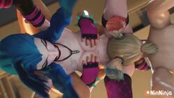 3d 3girls all_fours anilingus animated batman_(series) black_hair blonde_hair blue_hair braided_twintails braids breasts breasts_out breasts_squeezed_together capcom collaborative_sex completely_nude_female cottontailva crossover cunnilingus dc dc_comics double_oral doublelingus dyed_hair eastern_and_western_character eating_ass eating_pussy female female_focus female_human female_only female_thick_thighs fff_threesome glowing_eyes group harley_quinn harley_quinn_(injustice) injustice_2 jinx_(league_of_legends) juri_han league_of_legends lesbian_threesome licking licking_ass licking_pussy light-skinned_female long_hair moan moaning ninninja nude nude_female only_female oral oral_sex punk_girl rimming sex sound sound_effects spiked_collar spikes street_fighter street_fighter_6 tagme twintails video voice_acted yuri