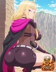 fuyuki_minami dosanko_gal_wa_namara_menkoi stable_diffusion ai_generated ai_assisted blonde_hair big_breasts coug
