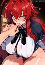 rias gremory from high school dxd by kerorumi