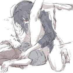 catherine_augustus_andohar_(path_to_nowhere) chief_(path_to_nowhere) choryu_desu clothed clothed_sex clothes clothing dickgirl dominant_female female female_chief_(path_to_nowhere) female_focus female_only futanari larger_female legs_on_shoulders legs_up long_hair no_panties no_pants older_female path_to_nowhere penis_in_pussy shorter_female smaller_female submissive_female taller_female vaginal vaginal_penetration vaginal_sex younger_female yuri