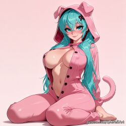 hatsune miku from patreon by rognezart