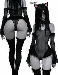 ai_generated female hentai srodskiy tagme vulgar 1girls sadako_yamamura the_ring thick_thighs wide_hips wide_thighs narrow_waist thin_waist small_breasts small_nipples flat_chest pussy gray_skin black_hair goth_girl see-through leotard corset microskirt miniskirt stockings pubic_hair hairy_pussy cat_ears cosplay teenager teenage_girl multiple_angles multiple_poses collage petite petite_body petite_female petite_breasts petite_girl solo solo_focus solo_female cute_face cute cute_expression cute_girl cute_eyes shy shy_expression horny horny_female horny_expression thighs rear_view front_view from_behind ass ass_focus cameltoe