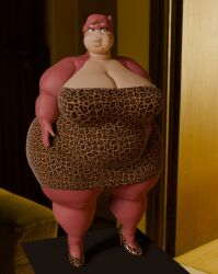 3d 3d_(artwork) arms ass ass_shelf background bbw belly belly_bulge big_arms big_ass big_belly big_belly_bulge big_belly_girl big_breasts big_butt big_lips breasts breasts_covered butt butt_shelf cheeks chubby chubby_cheeks chubby_female digital_media_(artwork) dress dumptruck_ass dumptruck_butt fat_arms fat_ass fat_butt flabby_arms front_view ginormous_ass ginormous_butt heels high_heel_boots high_heeled_boots high_heels horizontal_eyes huge_arms huge_ass huge_belly huge_belly_bulge huge_breasts huge_butt huge_lips i_want_her_to_sit_on_my_face_while_i_eat_her_out large_ass large_belly large_belly_bulge large_breasts large_butt leopard_print leopard_print_dress lips looking_away massive_ass massive_belly massive_belly_bulge massive_breasts massive_butt mollusk mommy octopus octopus_girl overweight overweight_female plump_lips pseudo_hair puffy_lips red_skin red_skinned red_skinned_female robuttschei sagging_breasts sexy sexy_body sexy_female shelf_booty short_hair short_hair_female ssbbw strapless strapless_dress tapo_(robuttschei) twitter x_(social_media)