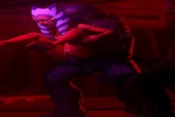 1boy 1girls 3d ahsoka_tano animated bad_end defeated defeated_heroine female furry laplume male restrained sex short_video shorter_than_30_seconds sound star_wars submissive submissive_female tagme video wookiee