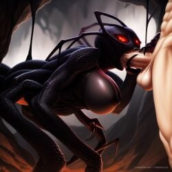 1boy abused_male ai_assisted ai_generated arachnid balls black_skin blowjob boobs breasts caves chitin claws cock_hungry cocksucking dark dominant_female erect_penis erection feeding_on_penis fellatio fellatio_domination fellatio_frenzy fellatio_horror fellatio_reverse_rape female_monster femdom forced_blowjob forced_fellatio holding_penis horror human human_penetrating in_hell insect insect_girl insectoid light-skinned_male male milking_penis monster_female monster_on_male multi_limb nightmare_fuel nipples oral oral_sex penis penis_in_hell penis_in_mouth predatory_fellatio preying_on_penis raped_male red_eyes reverse_forced_oral spider spider_woman spiderlike teratophilia trapped_man unwanted_fellatio web wetnightmare