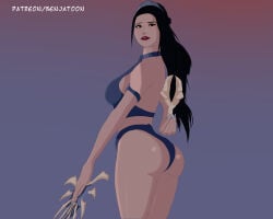 ass ass_up big_ass big_breasts big_butt big_thighs booty female female_only kitana kitana_(mk9) kitana_(new_era) mortal_kombat mortal_kombat_(2011) mortal_kombat_11 mortal_kombat_1_(2023) mortal_kombat_9 mortal_kombat_x