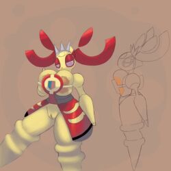 artesjsc big_breasts breasts cleavage female female_only furry huge_breasts nipples tagme thick_thighs wide_hips animated