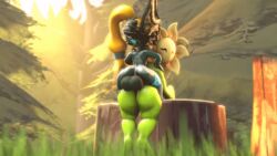 1futa 1girls 3d 3d_(artwork) 3d_animation anal anal_sex animated anthro anthrofied big_ass big_balls big_penis black_penis butt closed_eyes dickgirl flower forest from_behind fucked_silly futa_on_female futanari green_skin huge_ass huge_balls huge_cock hyper hyper_balls hyper_penis imp imp_midna intersex larger_female midna mounted mounting nintendo oohlaaalaa original_character outdoors outside plant pokemon pokemon_gsc shortstack size_difference small_but_hung small_dom_big_sub smaller_futanari smile source_filmmaker sunflora sunflower the_legend_of_zelda thick_thighs twilight_princess voluptuous wide_hips wilderness