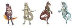 4futas 4girls absurd_res agnaktor amphibian_(mh) anon_bardos anthro areolae balls barioth breasts brute_wyvern capcom dark-skinned_futanari erect_nipples flaccid flying_wyvern furry futa_only futa_sans_pussy futa_with_futa futanari glavenus hi_res intersex leviathan_(mh) monster_hunter nipples nude penis scalie video_games zamtrios