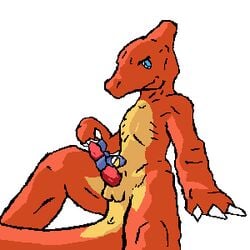 artist_request charmeleon color fire male male_only nintendo nude pokémon_(species) pokemon solo tagme tail tail_fire