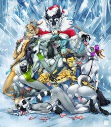 anthro ashke balls christmas feline group hale. holidays jaguar lemur male mammal oral penis primate sergal yaoi