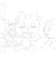 anthro black_and_white bow chipmunk cuddles_(htf) cum female flaky_(htf) furry giggles_(htf) happy_tree_friends male mondo_media nutty_(htf) pencil_(artwork) porcupine rabbit shadowlink350 sketch squirrel