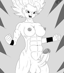 1futa aura badfutabitches big_penis breasts caulifla dickgirl dragon_ball dragon_ball_super futa_only futanari intersex long_hair muscular muscular_futa saiyan solo spiky_hair super_saiyan super_saiyan_2