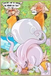 amputee animal_humanoid anthro anus ass blue_eyes blush breasts brown_hair disability duo female generation_6_pokemon genitals goo_creature goo_transformation goodra hair hi_res humanoid lagomorph lagomorph_humanoid leporid_humanoid limb_regression living_onahole living_sex_toy long_ears lying male male/female mammal mammal_humanoid nintendo nude on_back penis pokemon pokemon_(species) pussy quadruple_amputee rabbit_humanoid scalie sex sweetburn sweets_remivas_(sweetburn) transformation vulva