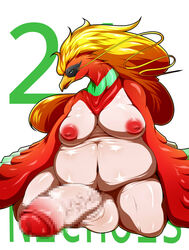 1futa anthro avian beak belly big_breasts big_penis big_testicles breasts censored chubby dickgirl futa_only futanari geiru_mirua hi_res ho-oh huge_breasts humanoid_penis hyper hyper_penis intersex legendary_pokémon long_neck long_penis looking_at_viewer mythological_bird mythological_firebird mythology nintendo nipples nude original_character overweight overweight_intersex penis pokémon_(species) pokemon pokemon_gsc smile solo testicles thick_penis thick_thighs video_games wide_hips